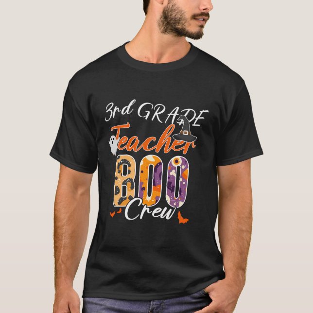 Niedliche 3D-Lehrerin Boo Crew Funny School Kinde T-Shirt (Vorderseite)