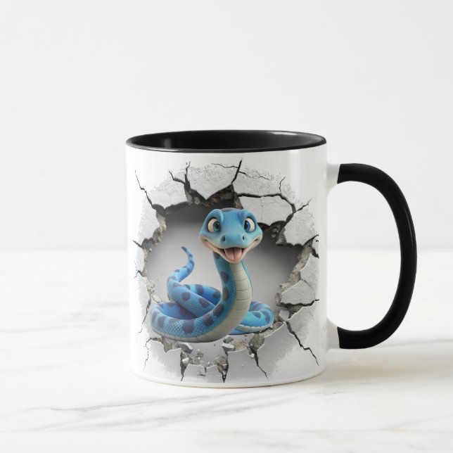 Niedliche 3D-Schlange Tasse (Rechts)