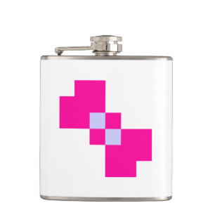 Niedliche 8-Bit-Pixelanzeige Flachmann