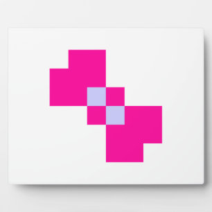 Niedliche 8-Bit-Pixelanzeige Fotoplatte