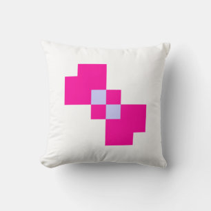Niedliche 8-Bit-Pixelanzeige Kissen