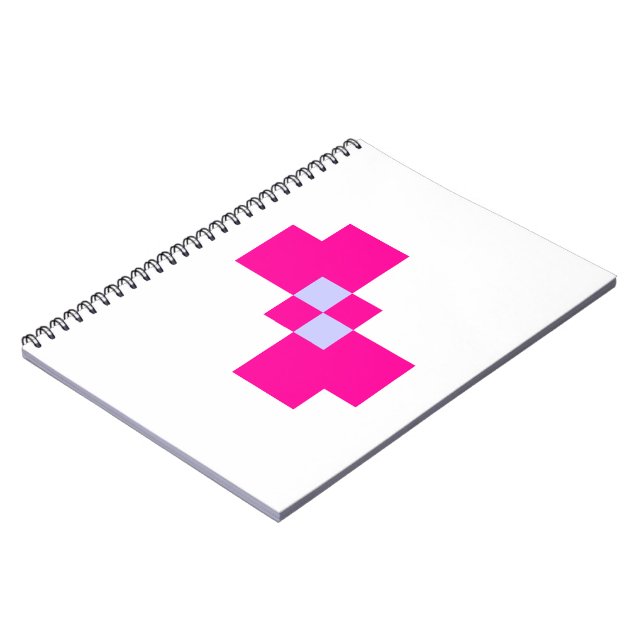 Niedliche 8-Bit-Pixelanzeige Notizblock (Linke Seite)