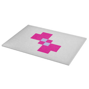 Niedliche 8-Bit-Pixelanzeige Schneidebrett