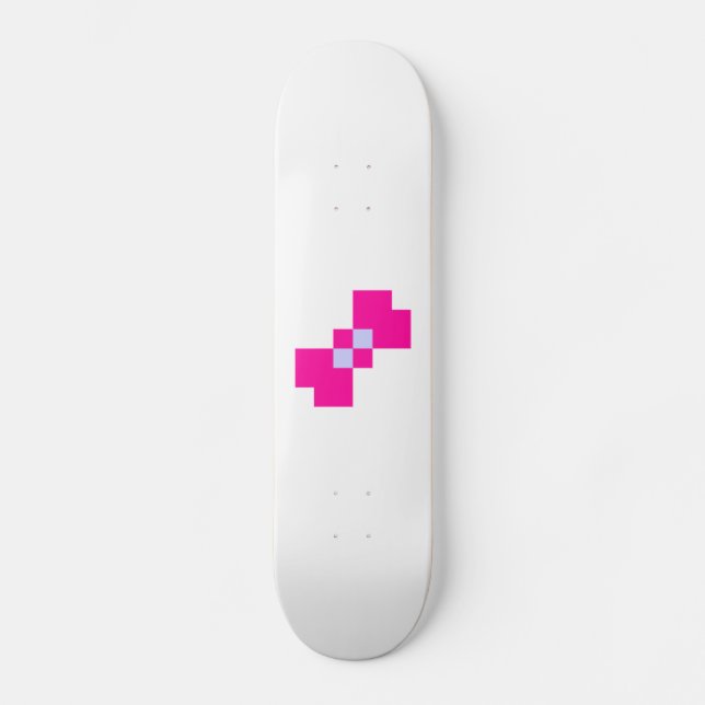Niedliche 8-Bit-Pixelanzeige Skateboard (Vorderseite)