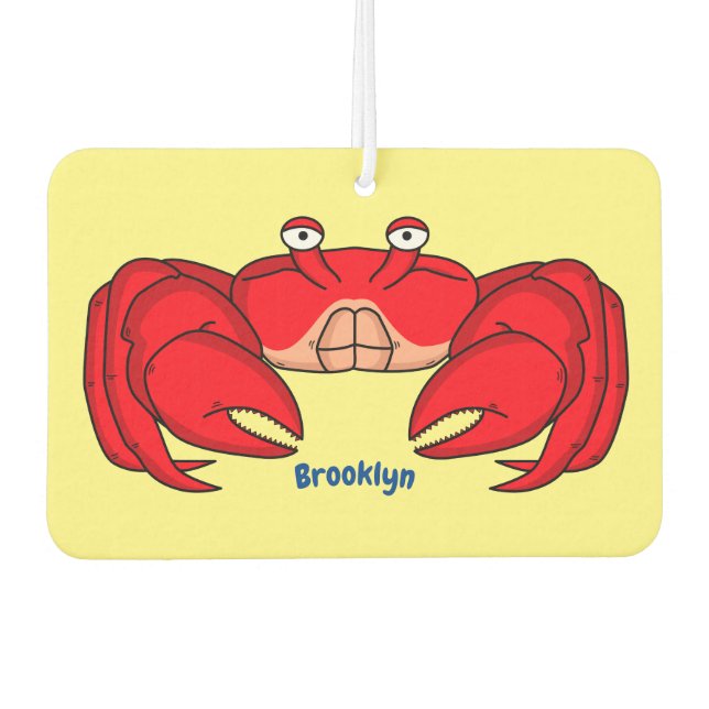Niedliche Abbildung des Cartoon Autolufterfrischer (Vorderseite)