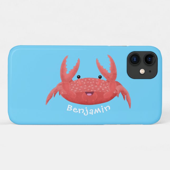 Niedliche Abbildung des Cartoon Case-Mate iPhone Hülle (Rückseite (Horizontal))