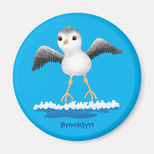 Niedliche Abbildung des Cartoon für Babysandpeter Magnet (Vorne)