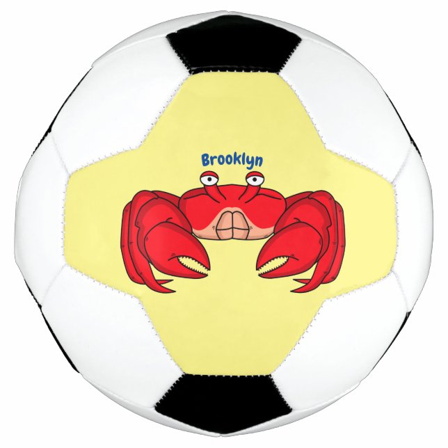 Niedliche Abbildung des Cartoon Fußball (Vorderseite)