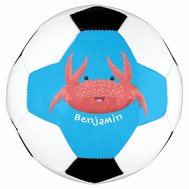 Niedliche Abbildung des Cartoon Fußball (Vorderseite)