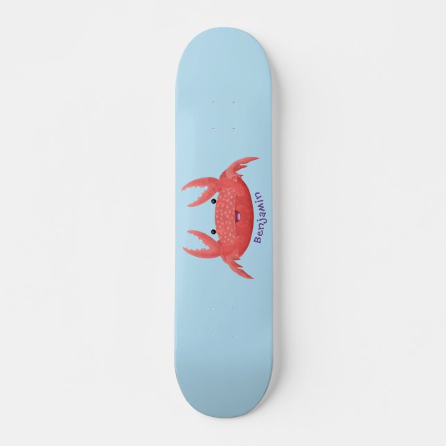 Niedliche Abbildung des Cartoon Skateboard (Vorne)