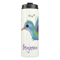 Niedliche Abbildung des Cartoon von Hummingbird