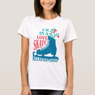 Niedliche Abbildung Skaten I in Liebe Skate Relati T-Shirt