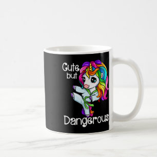 Niedliche, aber gefährliche Funny Karate Unicorn G Kaffeetasse