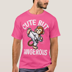 Niedliche, aber gefährliche Karate Taekwondo Monke T-Shirt
