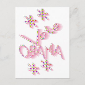 Niedliche Abstimmung Obama Politische Postkarte