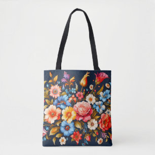 Niedliche Abstrakte Blumenmuster Tasche