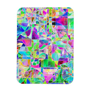 Niedliche abstrakte geometrische Fragmente Magnet