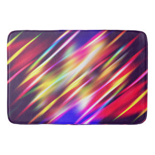 Niedliche abstrakte Linien werfen Kissen iPhone w Badematte
