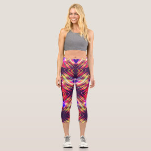 Niedliche abstrakte Linien werfen Kissen iPhone w Capri Leggings
