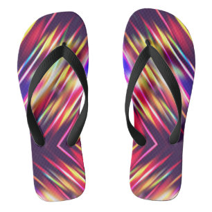 Niedliche abstrakte Linien werfen Kissen iPhone w Flip Flops