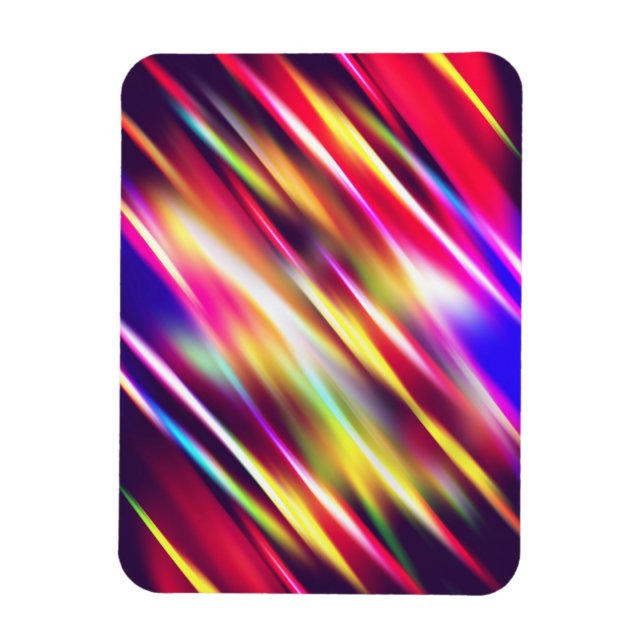 Niedliche abstrakte Linien werfen Kissen iPhone w Magnet (Vertikal)