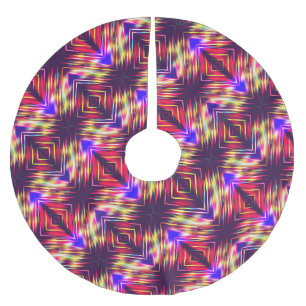 Niedliche abstrakte Linien werfen Kissen iPhone w Polyester Weihnachtsbaumdecke