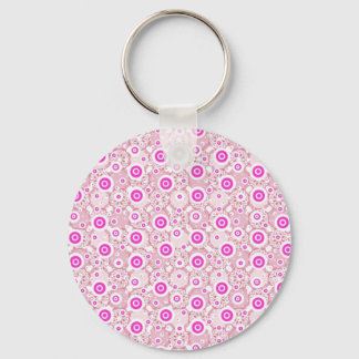 Niedliche abstrakte Pinky-Dots-Muster Schlüsselanhänger