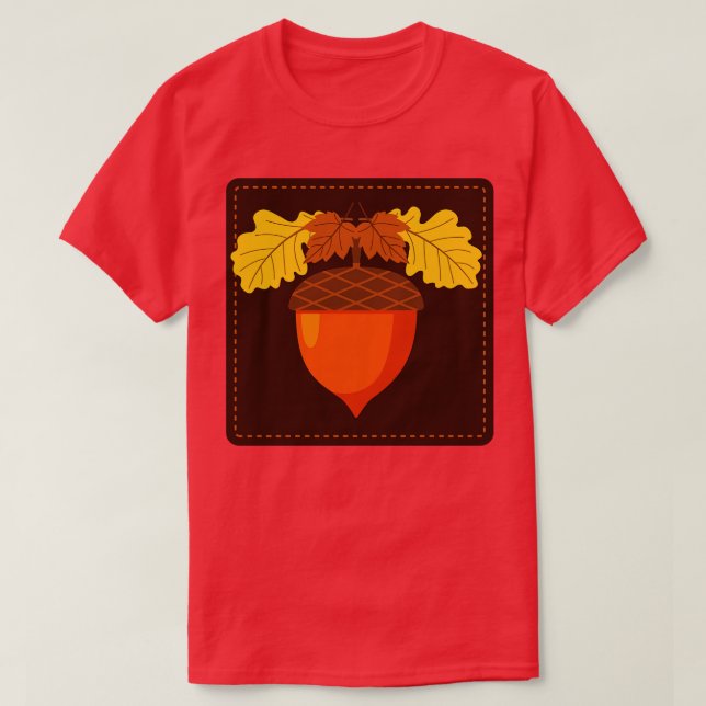 Niedliche Acorn-Briefmarke T-Shirt (Design vorne)