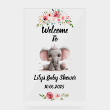 Niedliche Acrylbabydusche