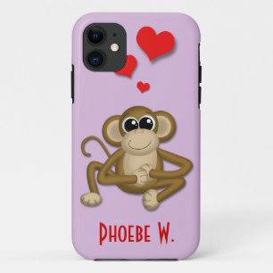 Niedliche Affe Liebe Personalisiert iPhone 5 Fall Case-Mate iPhone Hülle