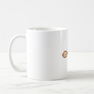 Niedliche Affen sehen keine bösen Ohren keine böse Kaffeetasse