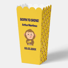 Niedliche Affen Thema Kinderdusche Geschenkschachtel