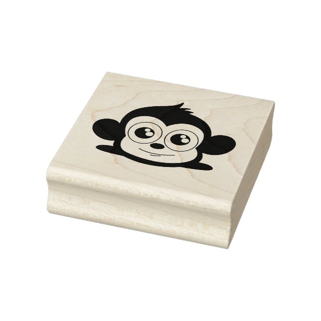 Niedliche Affenklippe Gummistempel (Stempel)