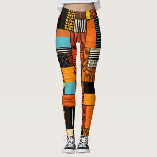 Niedliche afrikanische Print Leggings