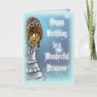 Niedliche Afrikanische Prinzessin Birthday