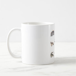 Niedliche afrikanische Tiere � Süße Tier Art Kaffeetasse