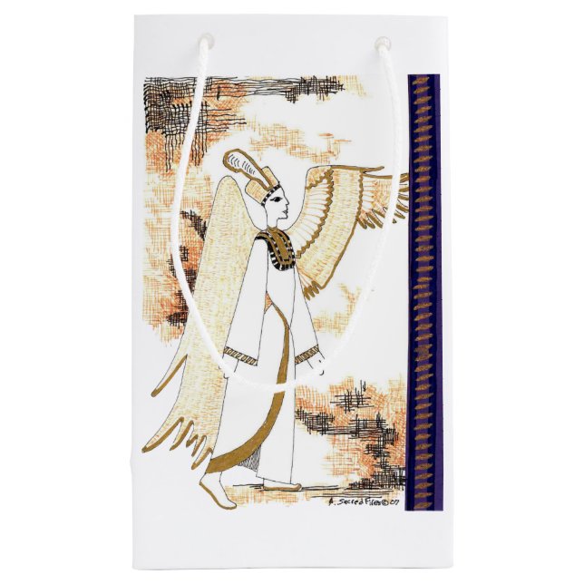 Niedliche Ägyptsche Goddess Style Geschenktasche Kleine Geschenktüte (Rückseite)
