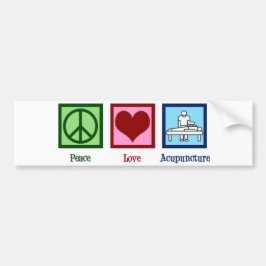 Niedliche Akupunktur Autoaufkleber