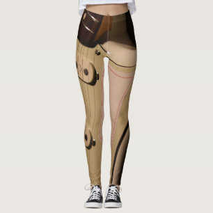 Niedliche akustische Gitarre Leggings