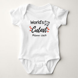 Niedliche Alarmanlage, lustiges Baby Strampler