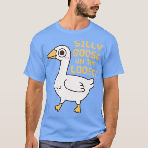 Niedliche Alberne Gänse auf dem sonnigen Sprichwor T-Shirt