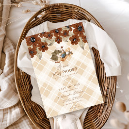 Niedliche Alberne Gänsedusche Einladung