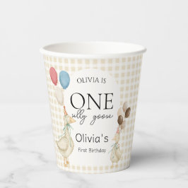 Niedliche Alberne GänseGeburtstagsparty Pappbecher