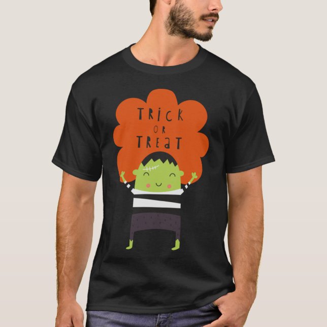 Niedliche Alberne Ghost Face Halloween Easy Costum T-Shirt (Vorderseite)