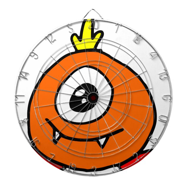 Niedliche Alien Dartscheibe (vorne)