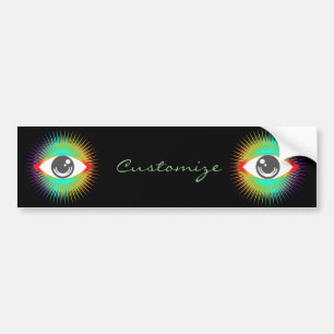 Niedliche Alien Eye Thunder_Cove Autoaufkleber