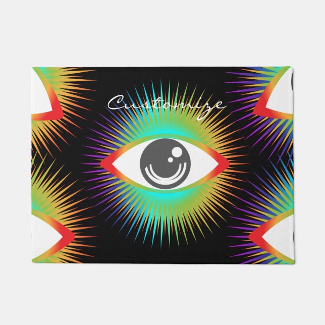 Niedliche Alien Eye Thunder_Cove Fußmatte (Vorderseite)