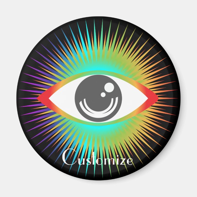 Niedliche Alien Eye Thunder_Cove Magnet (Vorne)
