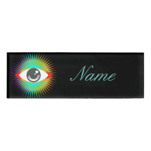 Niedliche Alien Eye Thunder_Cove Namenschild