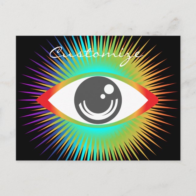 Niedliche Alien Eye Thunder_Cove Postkarte (Vorderseite)